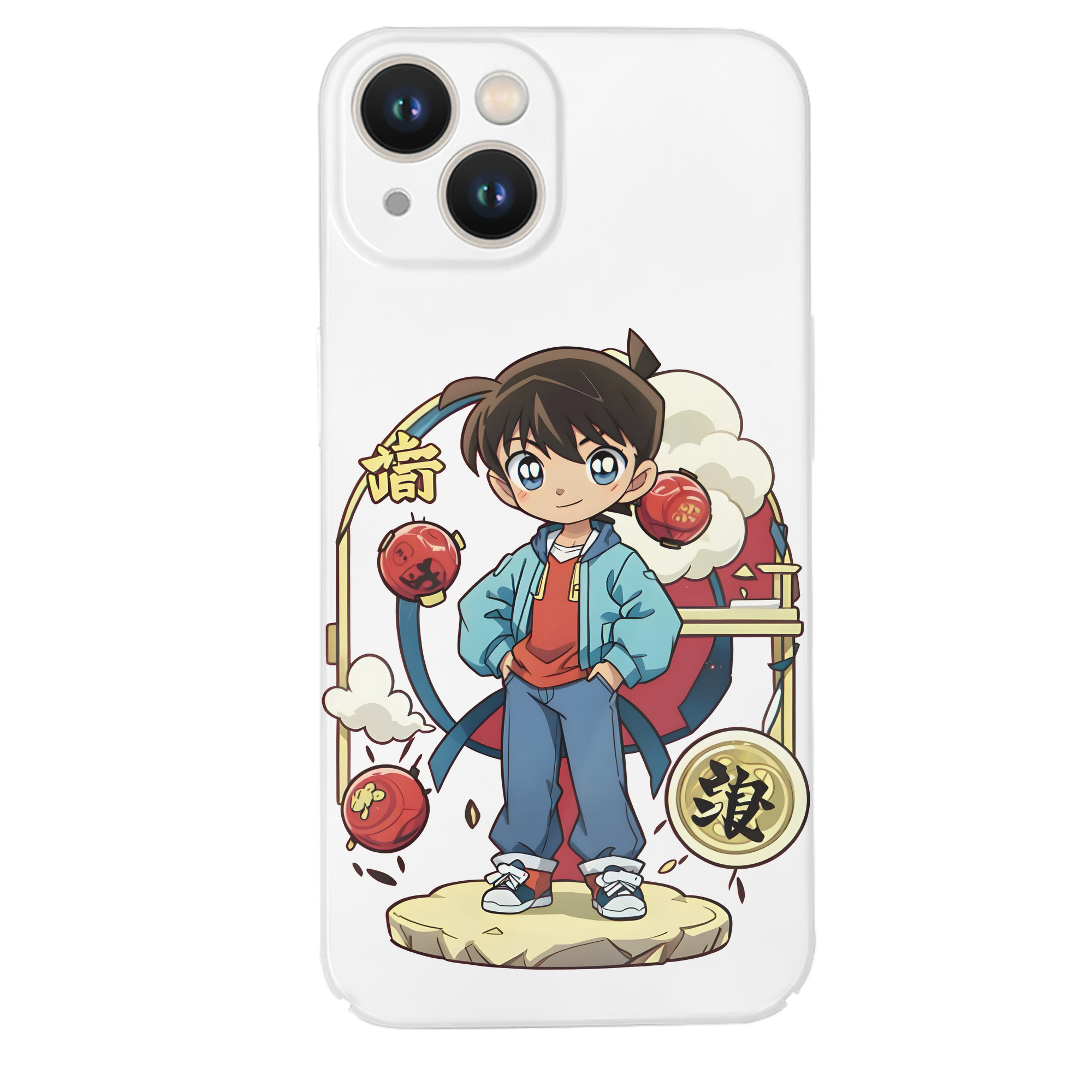 （画像用） 名探偵コナン 江戸川 コナン Detective Conan Conan Edogawa 【iPhone 14シリーズ対応】ハードケース